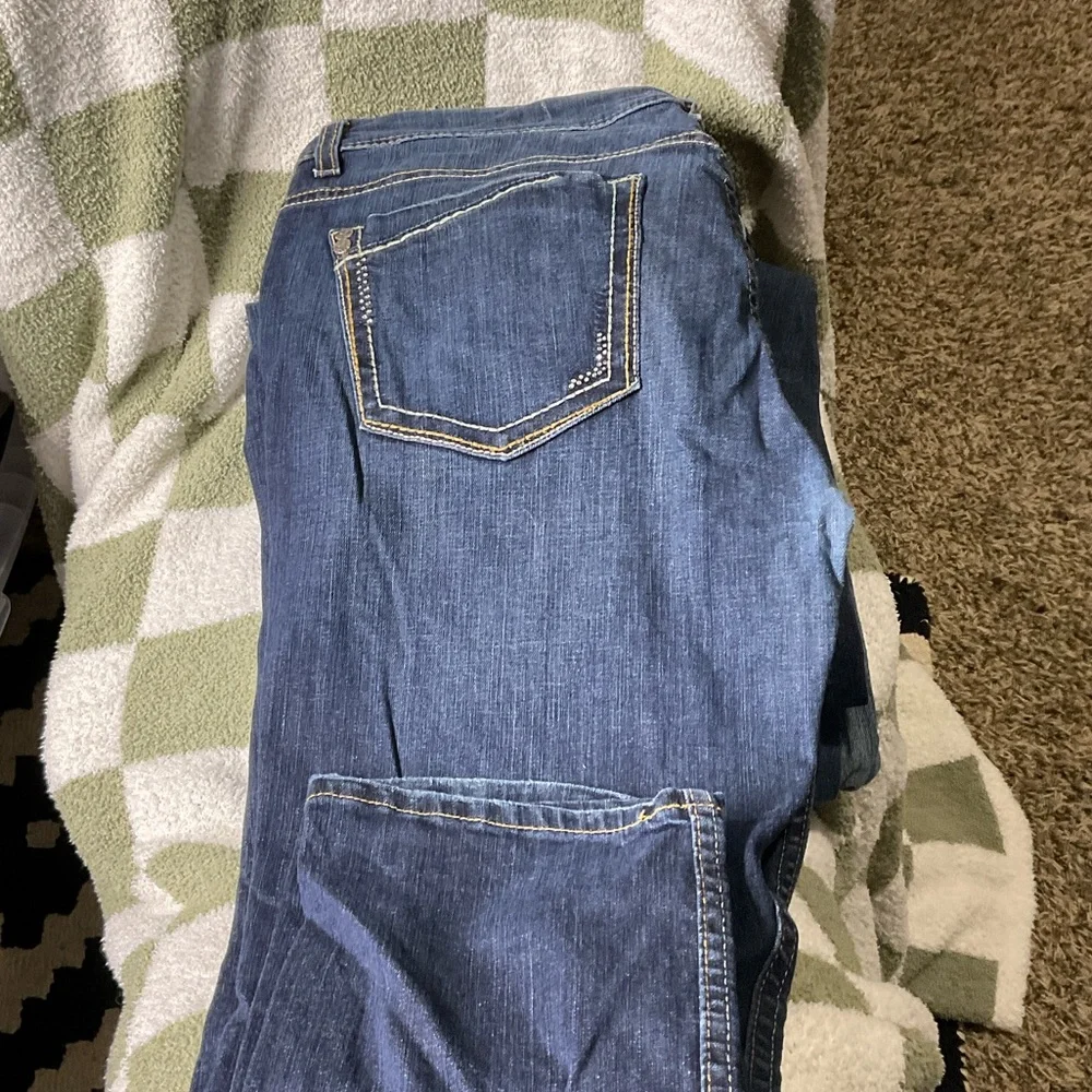 BKE Women's Skinny Jeans in Blue - Picture 2 of 2